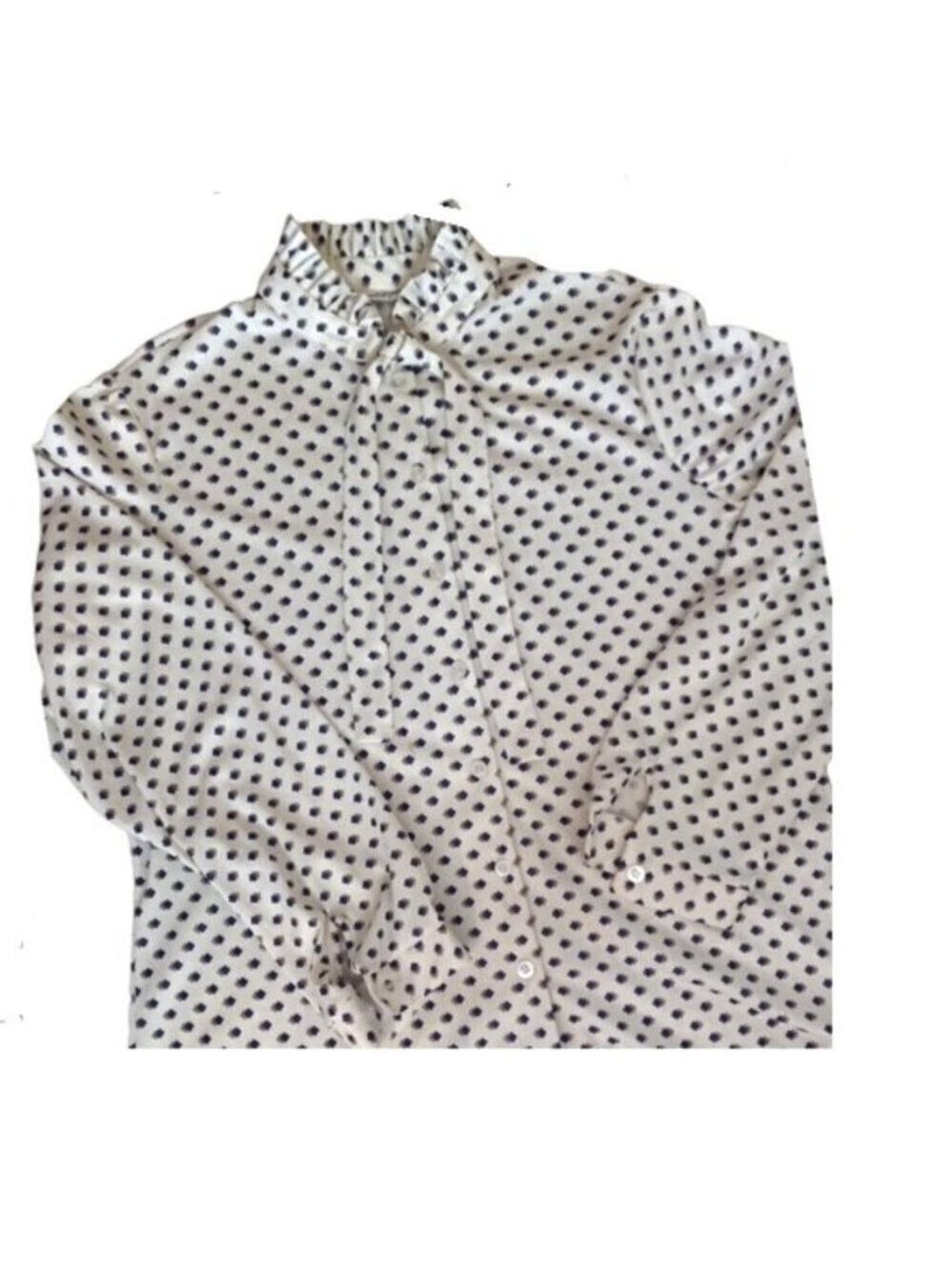 1980s VINTAGE Office BLOUSE approx Large